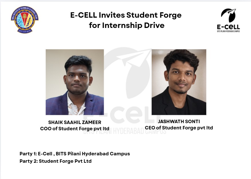 Invited by BITS Pilani E-Cell for LAUNCHPAD E-Summit 2026